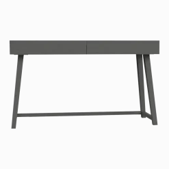 Bureau laqué gris Gray 50 - Gervasoni
