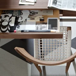 Bureau laqué gris Gray 50 - Gervasoni