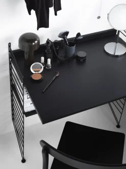 Bureau modulable blanc 80 x 115 x 58 cm Combinaison H - String furniture