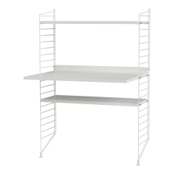 Bureau modulable blanc 80 x 115 x 58 cm Combinaison H - String furniture