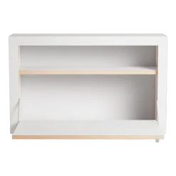 Bureau mural en bouleau teinté blanc 80x50x20cm Fläpps Box - Ambivalenz