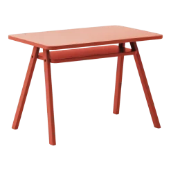 Bureau pour enfant en bois de hêtre coloré rouge 40x70x50cm Growing Green - Nobodinoz