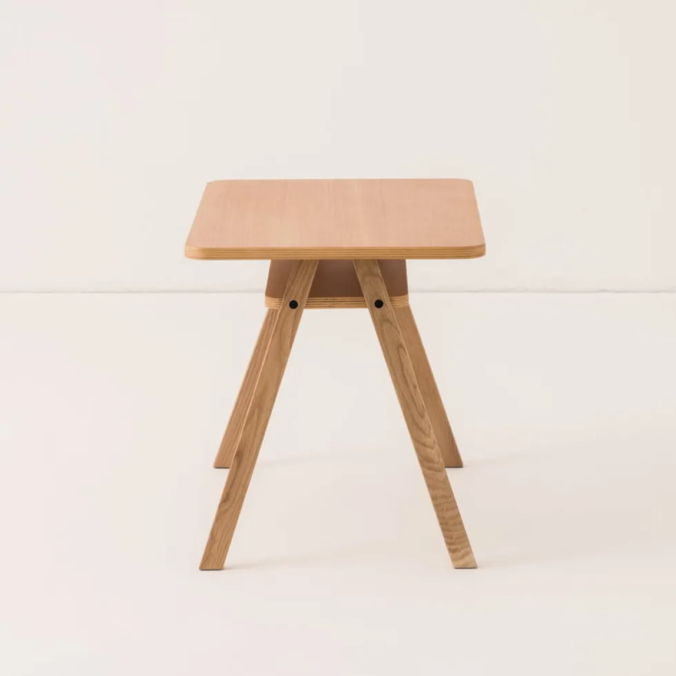 Bureau pour enfant en chêne massif naturel 40x70x50cm Growing Green - Nobodinoz
