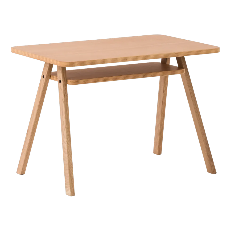Bureau pour enfant en chêne massif naturel 40x70x50cm Growing Green - Nobodinoz
