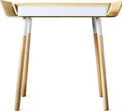 Bureau 1 tiroir blanc My Writing Desk - Emko