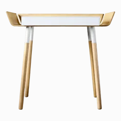 Bureau 1 tiroir blanc My Writing Desk - Emko