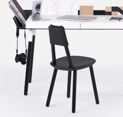 Bureau 2 tiroirs noir My Writing Desk - Emko