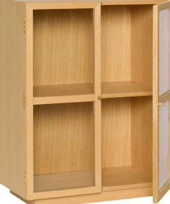 Cabinet en bois de chêne naturel 70x39x90cm Mae - Hübsch