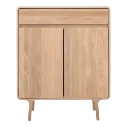 Cabinet en bois de chêne 90x45x10cm Fawn - Gazzda