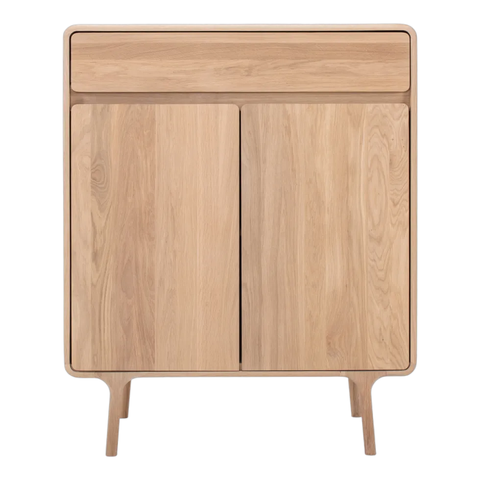 Cabinet en bois de chêne 90x45x10cm Fawn - Gazzda