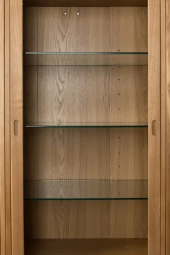 Cabinet en frêne naturel 140cm Barbier - Zuiver