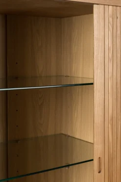 Cabinet en frêne naturel 140cm Barbier - Zuiver