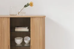 Cabinet en frêne naturel 140cm Barbier - Zuiver