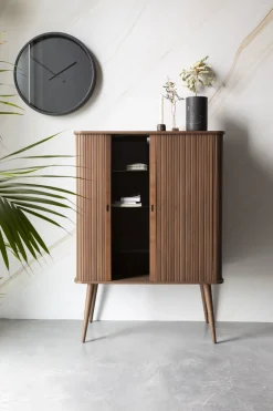 Cabinet en noyer 140cm Barbier - Zuiver
