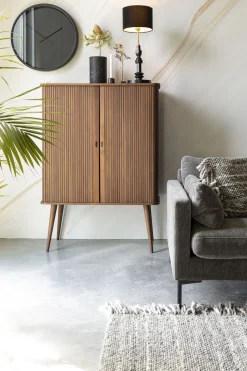 Cabinet en noyer 140cm Barbier - Zuiver