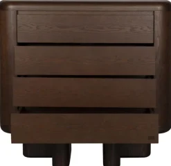 Cabinet en placage en frêne marron 40x100x98cm Herman - Dutchbone