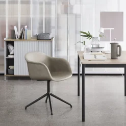 Cabinet noir et chêne 94 cm Enfold - Muuto
