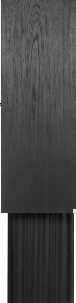 Cabinet rectangulaire en bois noir Zulgo - Versmissen