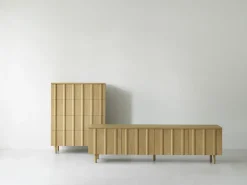 Cabinet à 4 tiroirs en chêne noir Rib - Normann Copenhagen