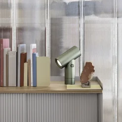 Cabinet vert gris et chêne 94 cm Enfold - Muuto
