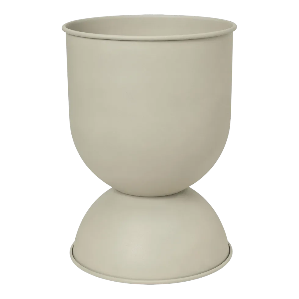 Cache-pot beige Hourglass L - Ferm Living