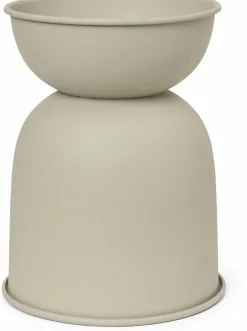 Cache-pot beige Hourglass XS - Ferm Living