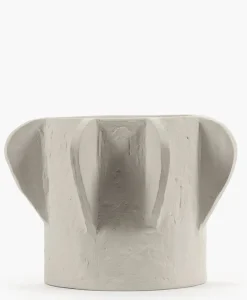 Cache-pot de fleurs en grès beige 35,5x24cm 02 Molly - Serax