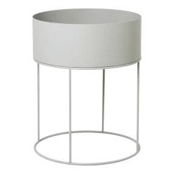 Cache-pot en acier blanc 40 x 50 cm Plant Box - Ferm living