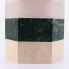Cache-pot en marbre, onyx et travertin 15x25cm Emma Orient - Studio Gaïa