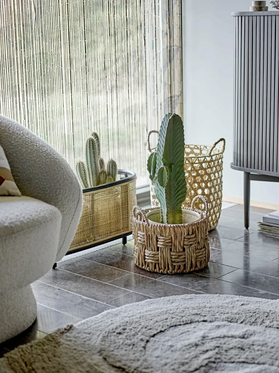 Cache-pot en rotin naturel Ebbie - Bloomingville