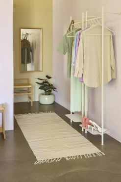 2 Cache-pots en métal beige et vert clair Maru - Hübsch