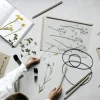 Cadre design à suspendre Frame Chêne A2 - Moebe