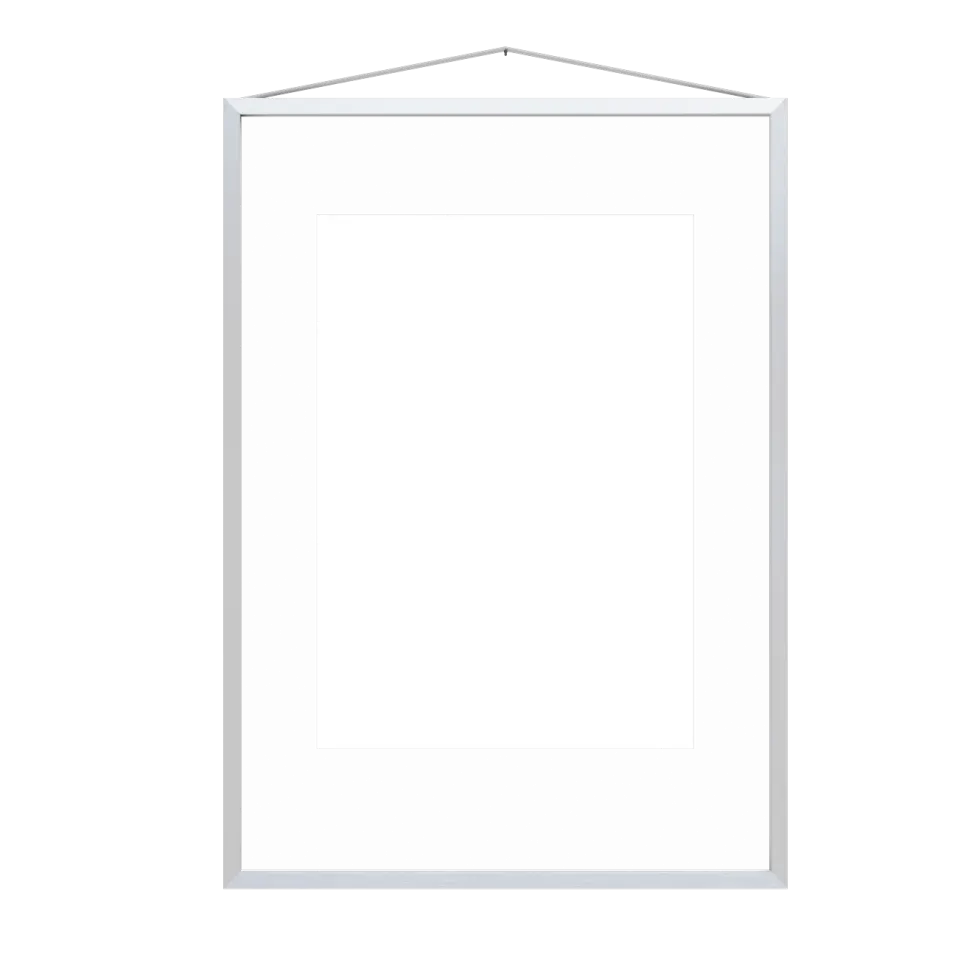 Cadre design à suspendre Frame Chrome A2 - Moebe