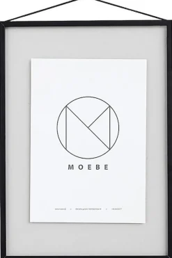 Cadre design à suspendre noir A2 Frame Aluminium - Moebe
