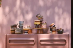 Cafetière en grès orange Dunes - HKLIVING