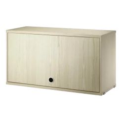 Caisson en bois avec porte rabattable - String furniture