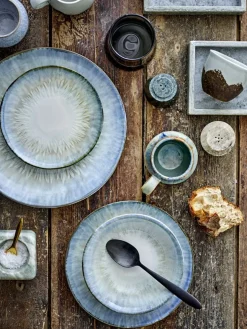 Calen Bowl Blue Stoneware - Bloomingville