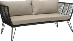 Canapé beige et noir Mundo - Bloomingville