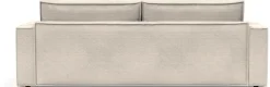 Canapé convertible en tissu corduroy ivory 145-200cm Newilla - Innovation Living