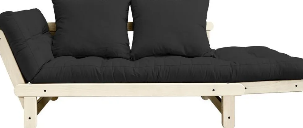 Canapé convertible 2 places anthracite Beat - Karup Design