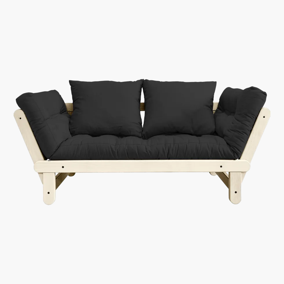 Canapé convertible 2 places anthracite Beat - Karup Design