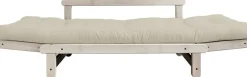 Canapé convertible 2 places beige Beat - Karup Design