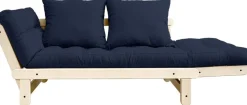 Canapé convertible 2 places bleu foncé Beat - Karup Design