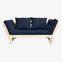 Canapé convertible 2 places bleu foncé Beat - Karup Design