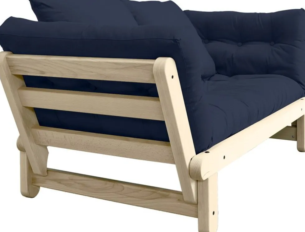 Canapé convertible 2 places bleu foncé Beat - Karup Design