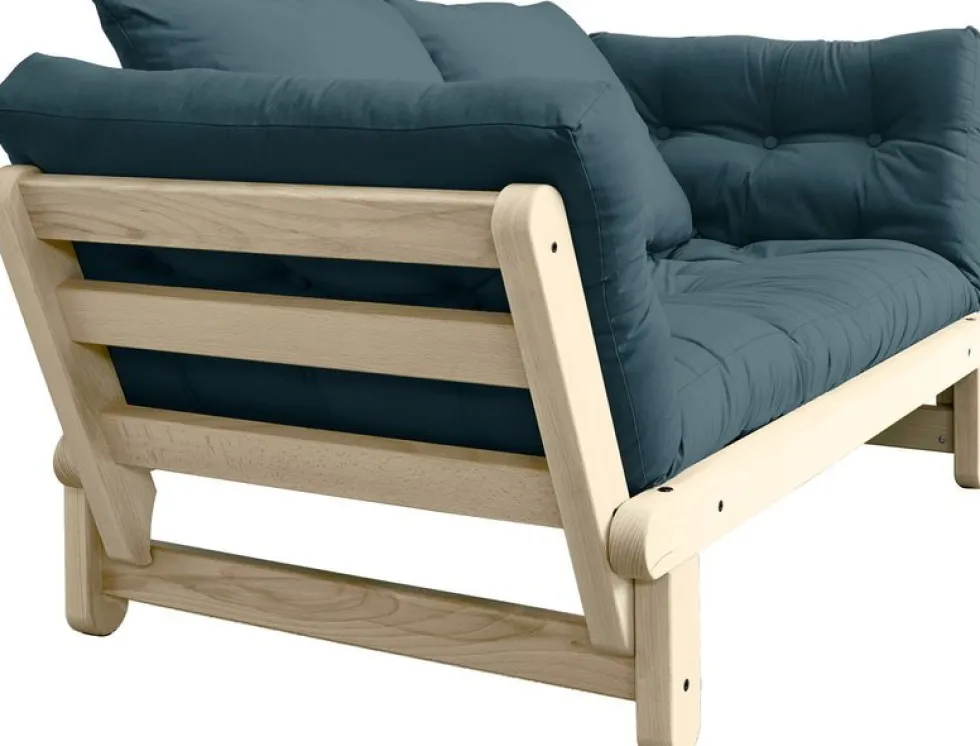 Canapé convertible 2 places bleu pétrole Beat - Karup Design