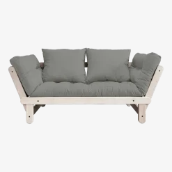 Canapé convertible 2 places gris Beat - Karup Design