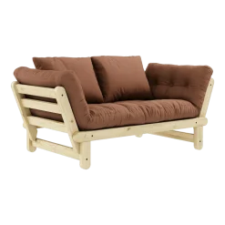 Canapé convertible 2 places marron argile Beat - Karup Design