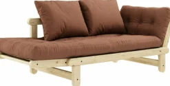 Canapé convertible 2 places marron argile Beat - Karup Design