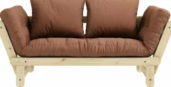 Canapé convertible 2 places marron argile Beat - Karup Design